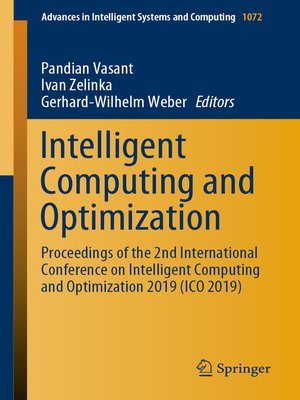cover image of Intelligent Computing and Optimization